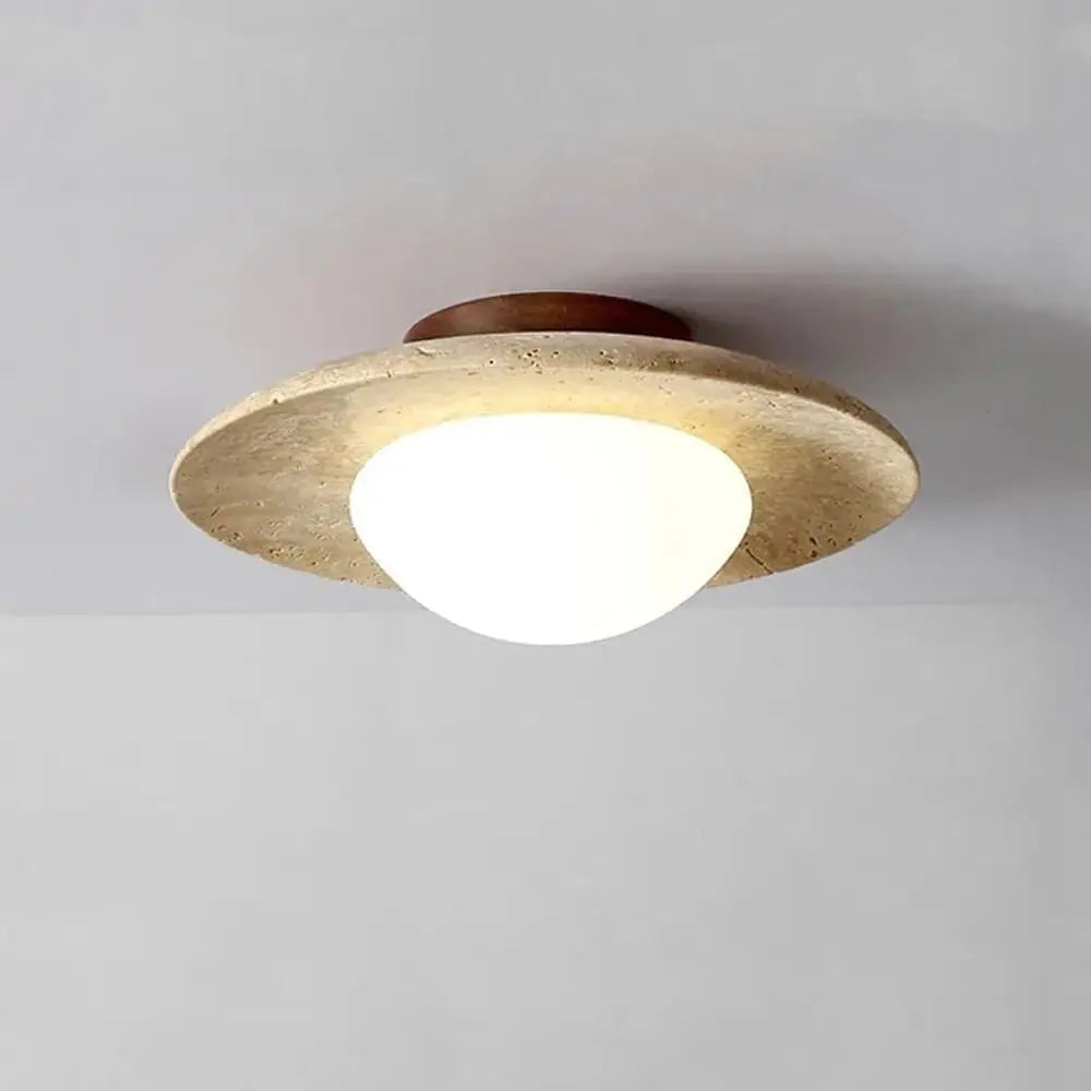 Nordic Stone Marble Ceiling Lamp Bedroom Corridor Modern Flush Mounted Ceiling Light Vintage Hallway Indoor Lighting luces led