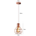 1/3 heads Modern Pendant Light Industrial Vintage Retro Loft  Hanging Lamp for Living Room Bedroom Kitchen Ceiling Chandelier