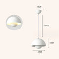 Semicircular E27 Pendant Lights Modern Hanging Lamp Nordic Droplight Chandeliers for Home Bedroom Restaurant Indoor Lighting