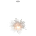 Gauze Flower Chandeliers Nordic Mesh Pendant Lights Modern Art Deco for Bedroom Living Children's Room E27 Ceiling Hanging Lamp