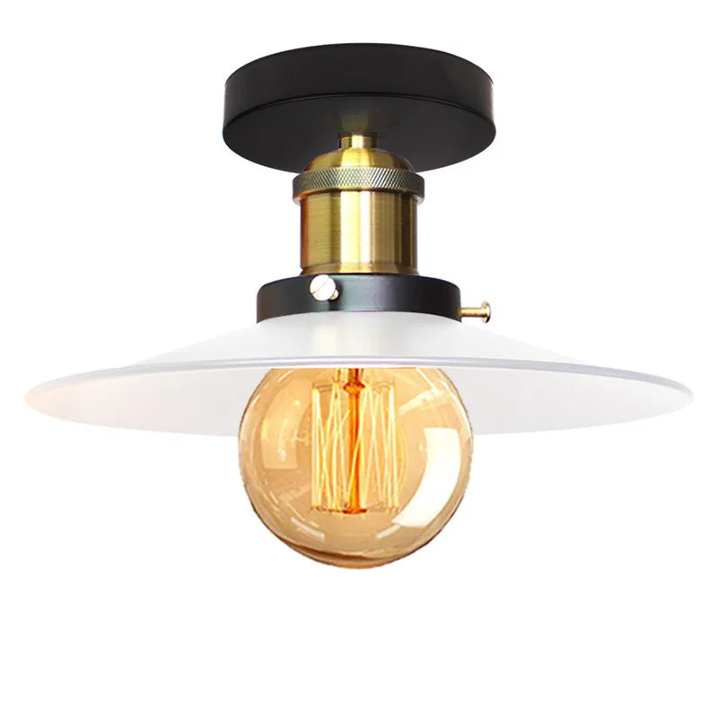 Industrial Ceiling Lamp Vintage Chandelier Retro Attic Interior Lighting American Country Restaurant Bedroom Lights Fixture