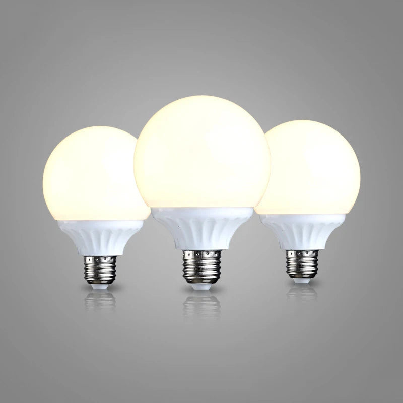 E27 LED Bulbs 360°Round Lamp Spotlight Table Pendant Lighting Bead High Brightness Cold Warm White AC 220V 9W LED Light Bulb