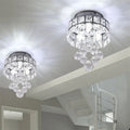 Crystal Led Ceiling Light for Living Room Home Aisle Bedroom Decorative Ceiling Lamp Indoor Lighting Fixtures Modern Chandeliers