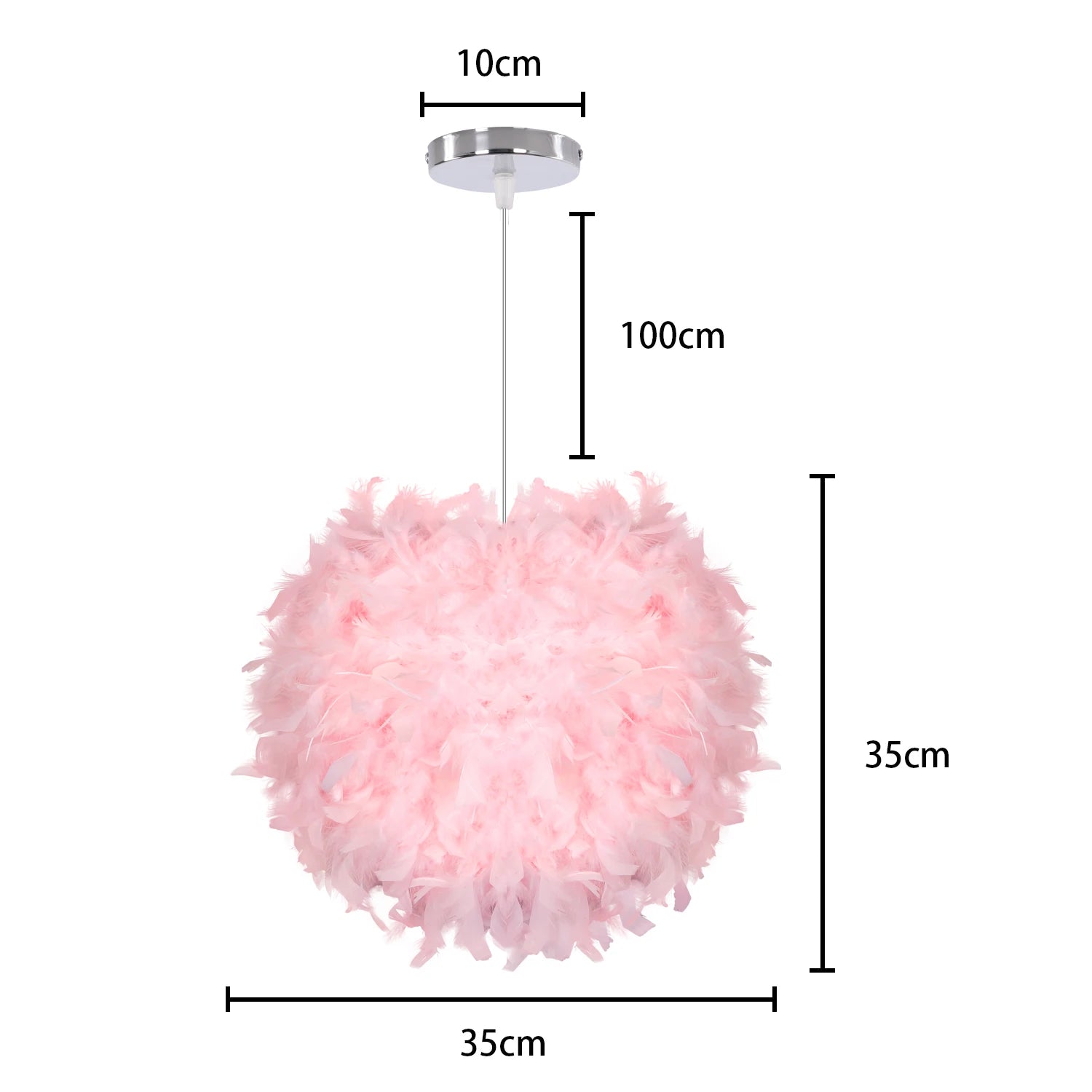 Fluffy Feather Pendant Light Modern E27 Lamp Holder Hanging Fairy Lighting Fixture Bedroom Living Room Chandelier Droplight LED