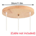 Ceiling Plate Accessories DIY 3 Holes Light Fittings Round Ceiling Plate Base Chandelier Pendant Lamp Disc Base Ceiling Canopy