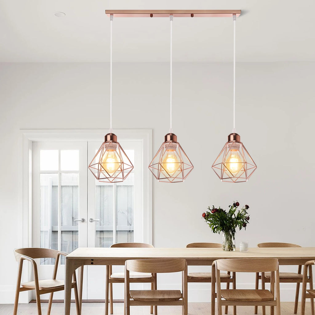 3 Holes DIY Ceiling Lamp Base Canopy Plate Chandeliers Light Fittings Rectangular Straight Pendant Hanging Lighting Accessories