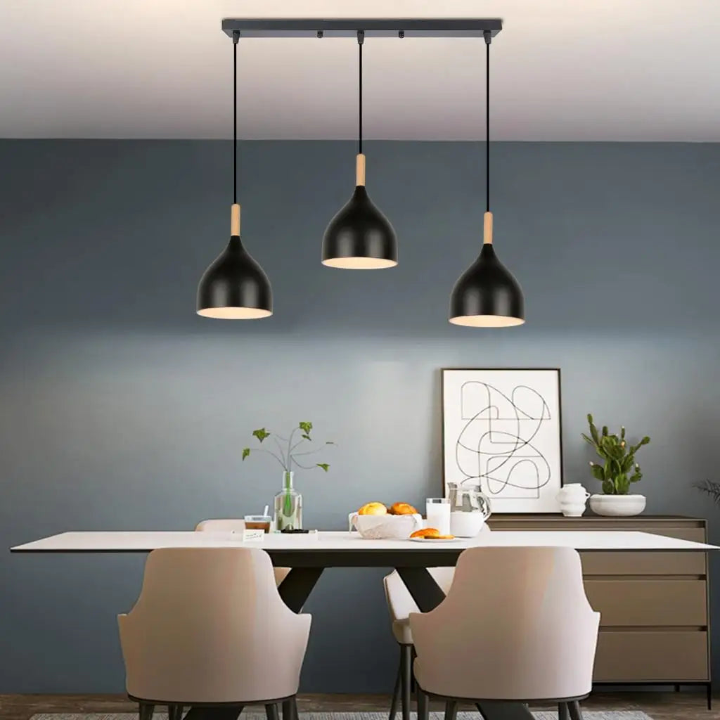 3 Holes DIY Ceiling Lamp Base Canopy Plate Chandeliers Light Fittings Rectangular Straight Pendant Hanging Lighting Accessories