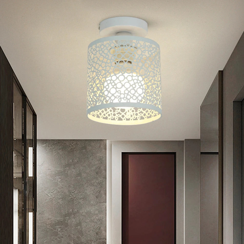 Modern Nordic E27 LED Ceiling Lights Lighting Industrial Vintage Loft Ceiling Lmap Shade Home Bedroom Living Room Kitchen Decor