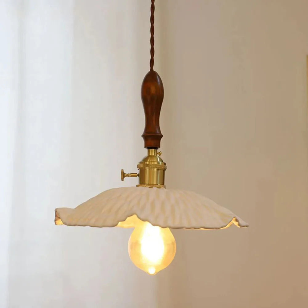 Ceramic Pendant Light for Kitchen Dining Room Restaurant Hanging Lamp Modern Ceiling Chandelier Home Indoor Bedroom Living Room