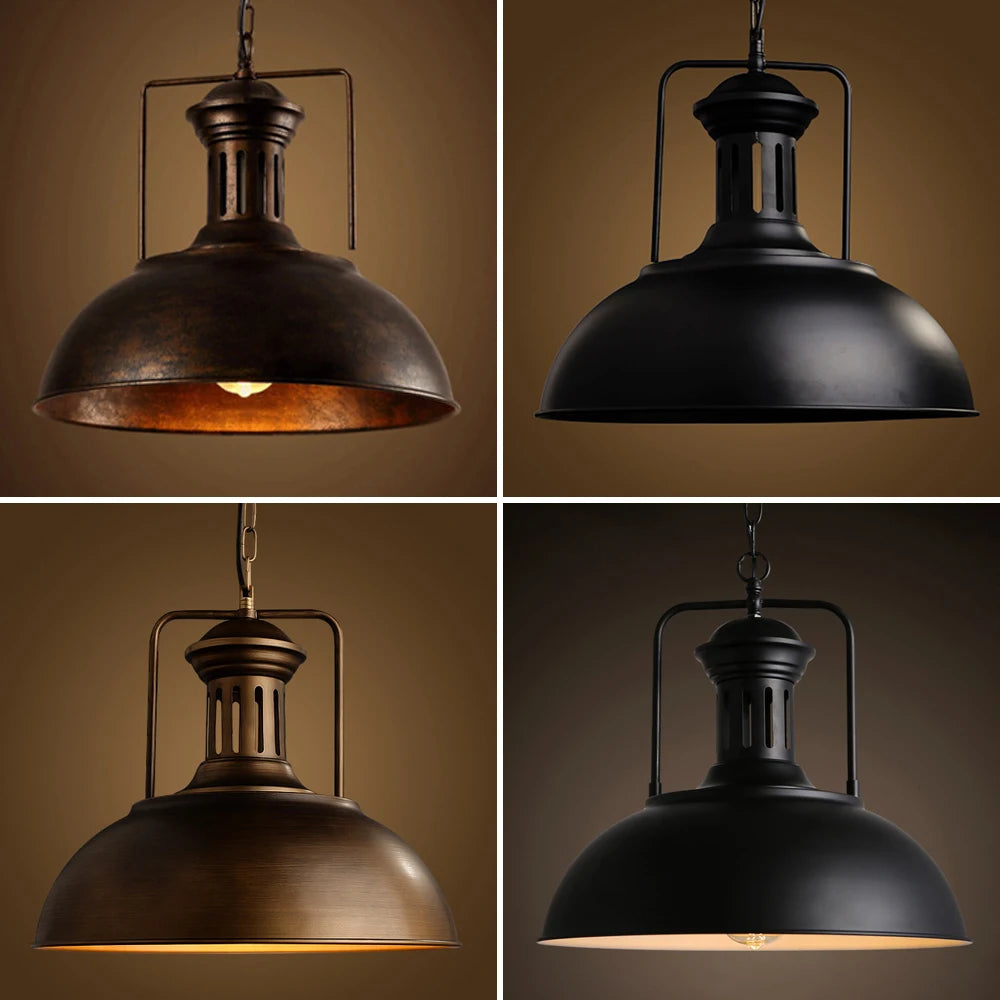 Vintage Loft Pendant Lights Industrial Retro Hanging Lamps Luminaire Suspension Kitchen Living Room Bedroom Home Decoration