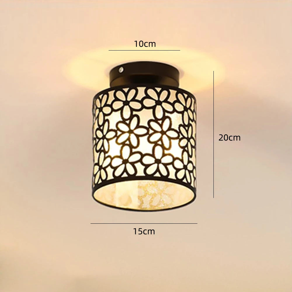 Modern Nordic E27 LED Ceiling Lights Lighting Industrial Vintage Loft Ceiling Lmap Shade Home Bedroom Living Room Kitchen Decor
