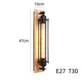Retro Industrial Iron Wall Light Corridor Staircase Restaurant Loft Wall Sconce Bedroom Bedside Lamp Home Decor Indoor Lighting