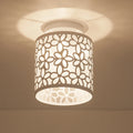 Modern Nordic Ceiling Light Flower Print Loft Ceiling Lamp Shade for Home Bedroom Living Room Kitchen Lighting Art Decor