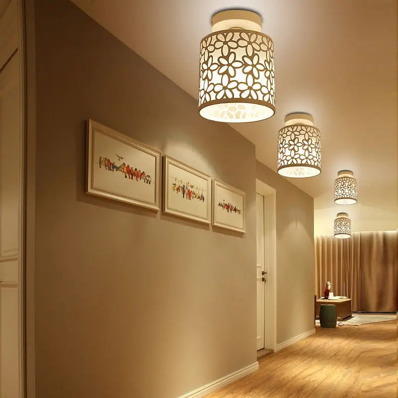 Modern Nordic E27 LED Ceiling Lights Lighting Industrial Vintage Loft Ceiling Lmap Shade Home Bedroom Living Room Kitchen Decor