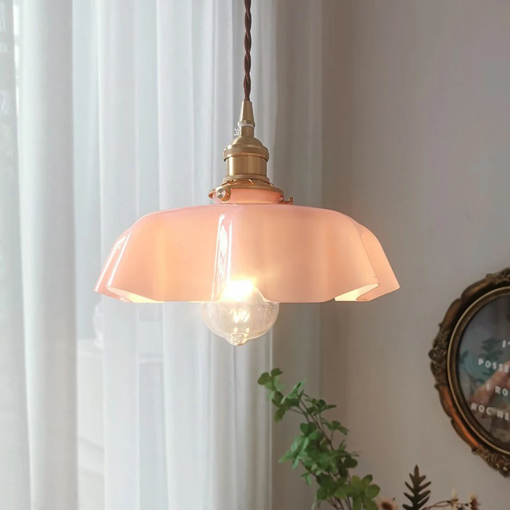 Ceramic Pendant Light for Kitchen Dining Room Restaurant Hanging Lamp Modern Ceiling Chandelier Home Indoor Bedroom Living Room