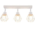 Industrial Ceiling Light Spotlight E27 3 Heads Chandelier Rotatable Adjustable Ceiling Lamp Shade for Living Room Kitchen Lights