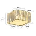 Modern Simple Crystal Ceiling Lamp Ceiling Chandelier Dining Living Room Bedroom Aisle Corridor Decor LED Light Indoor Lighting