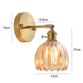 Modern Led Glass Wall Lamp Nordic Wall Light Minimalist Living Bedroom Bedside Wall Sconce Dining Kitchen Indoor Light Fixture