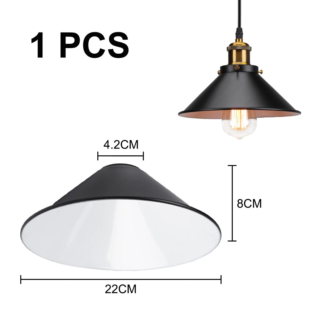 220mm Industrial Style Iron Lampshade Retro Metal Light Guard Cage Cover Shade Vintage Chandelier Wall Lamp Shade Accessorie DIY