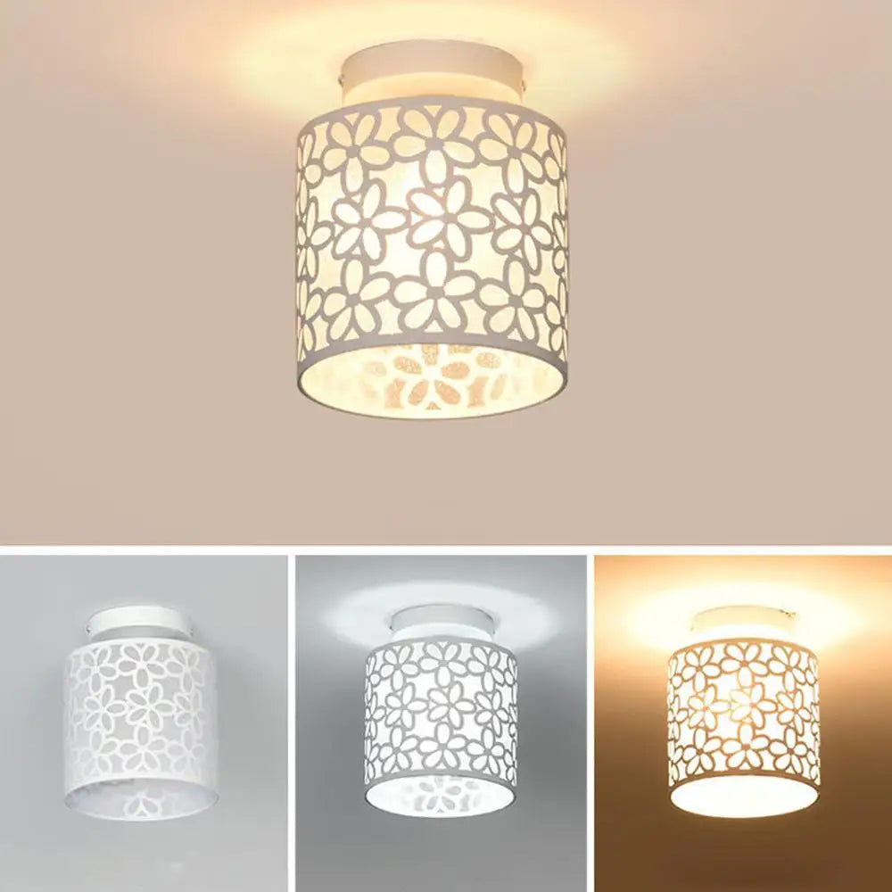 Modern Nordic E27 LED Ceiling Lights Lighting Industrial Vintage Loft Ceiling Lmap Shade Home Bedroom Living Room Kitchen Decor